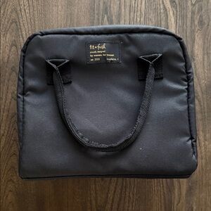 Fit & Fresh Black insulated lunch bag